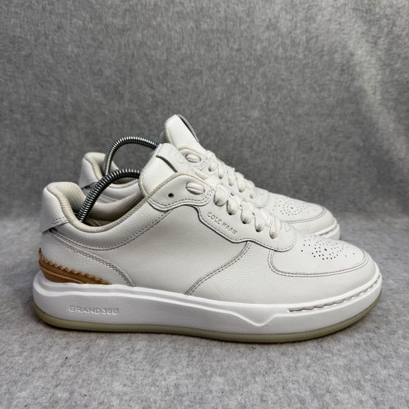 Cole Haan White and Tan Sneakers - Picture 4 of 9